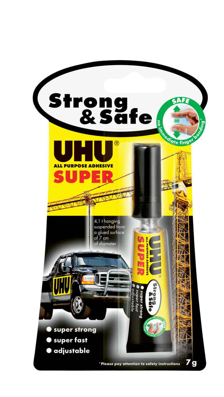 Super Glue Strong & Safe 7g UHU 39710